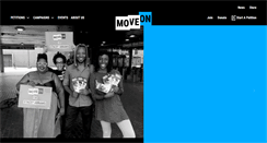 Desktop Screenshot of front.moveon.org