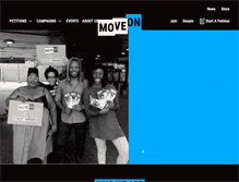 Tablet Screenshot of front.moveon.org